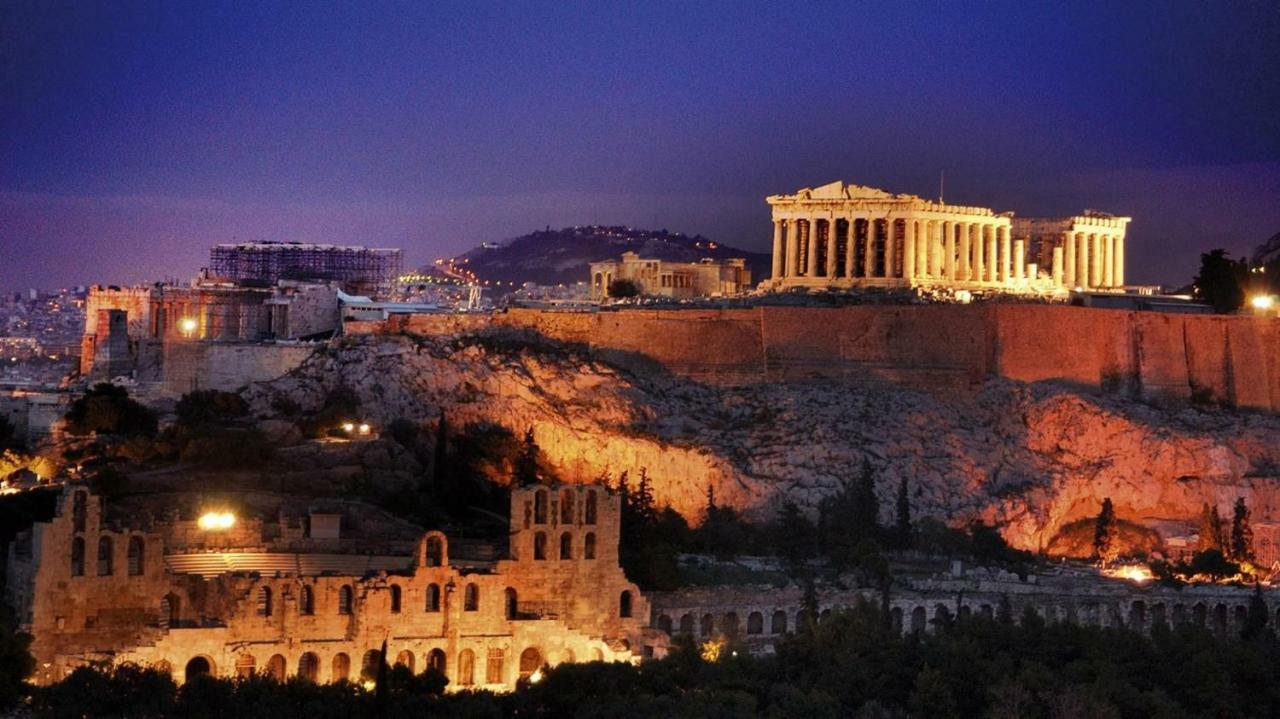 Ferienwohnung Fairytale View Of Lycabettus Athen Exterior foto